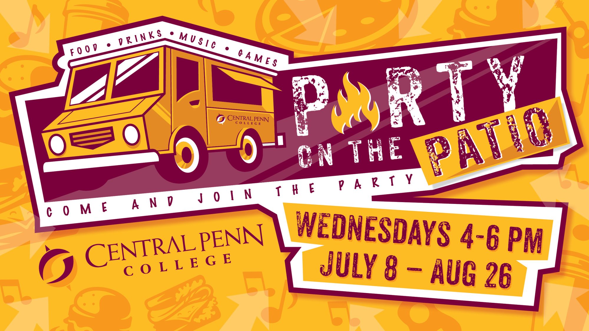 Central Penn College Announces 2026 Summer Party on the Patio Lineup