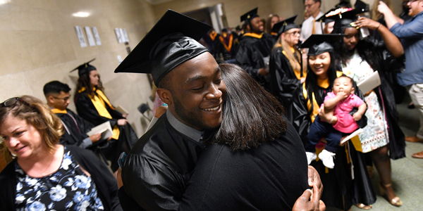 Graduation day and support at Central Penn