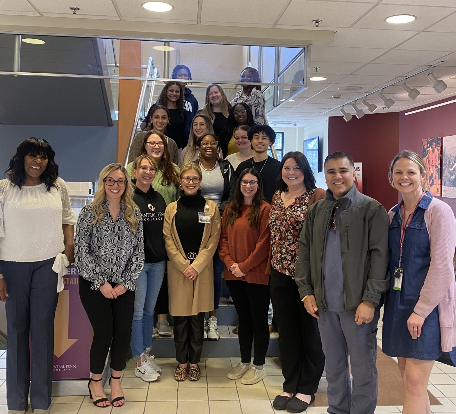 Dr. Arya and Team from Wood & Myers Oral Surgery Visit Central Penn College Dental Assistant and EFDA Students